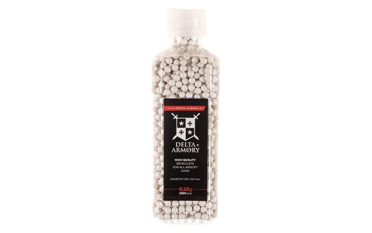Delta Armory BBs 0.23g 2500pcs White