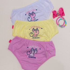 Calcinha básica infantil