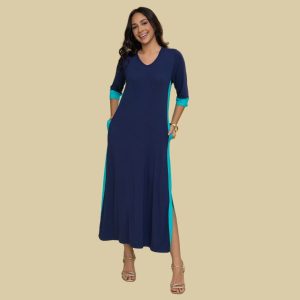 Camisola longa com bolso