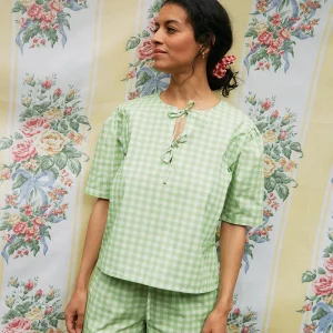 Se tenir à carreau Breastfeeding Blouse