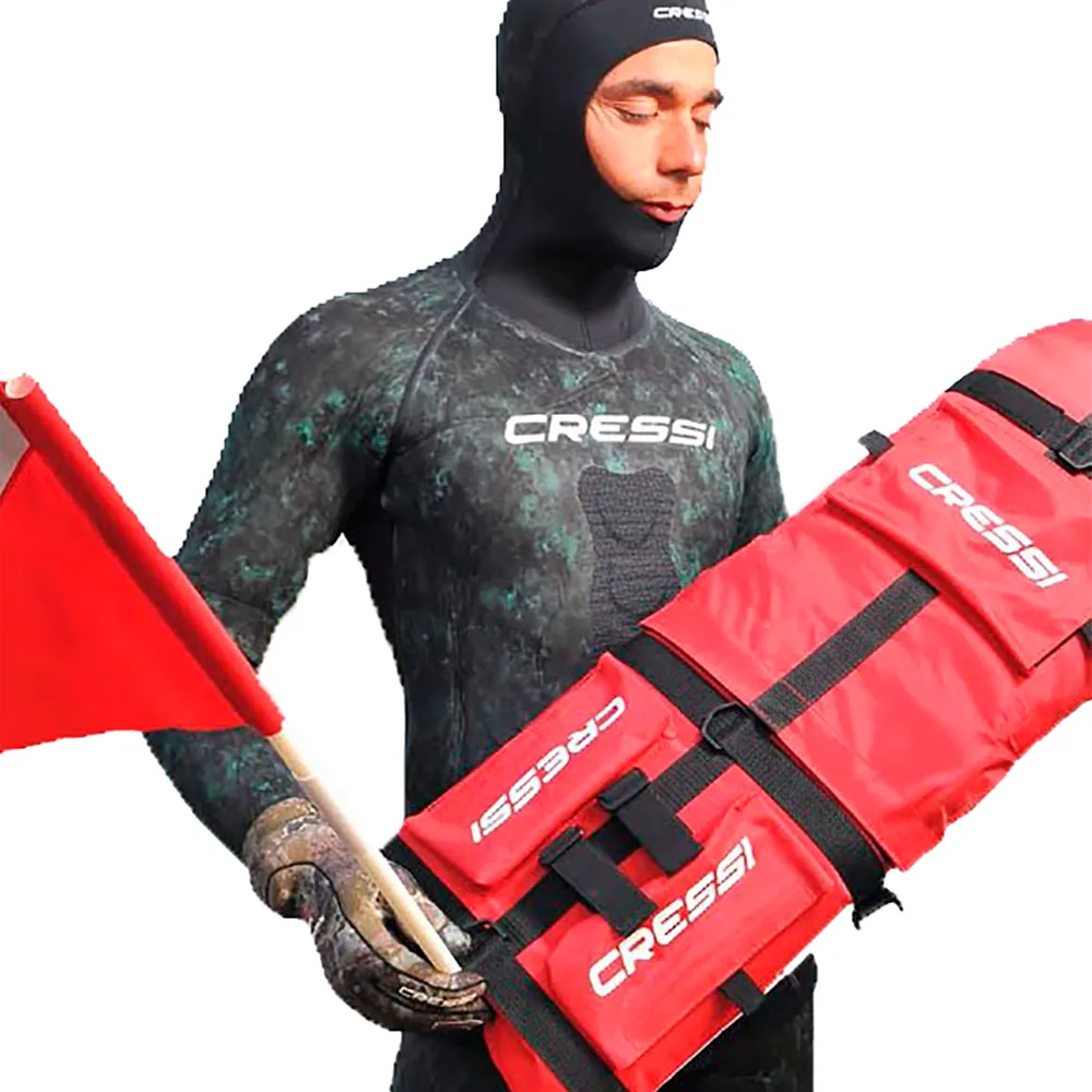 Boia de Mergulho Livre e Pesca sub Cressi Spyder com velcro para arbaletes