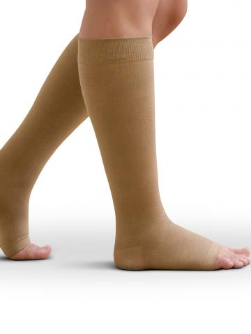 Meia Casual (382) 20-30 mmHg Panturrilha 3/4 Bege – Sigvaris