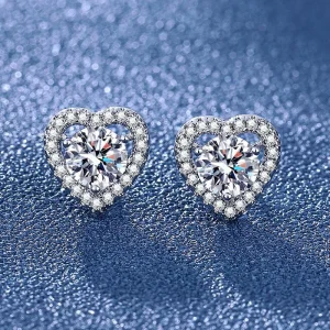 Elegant Crystal Heart Shaped