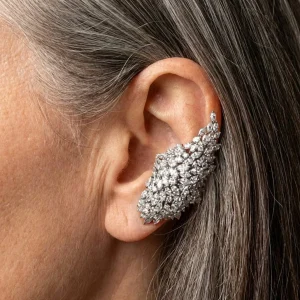 An White Gold Ear Cuff