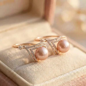 Fashion Luxury Pearl Dangle Earrings