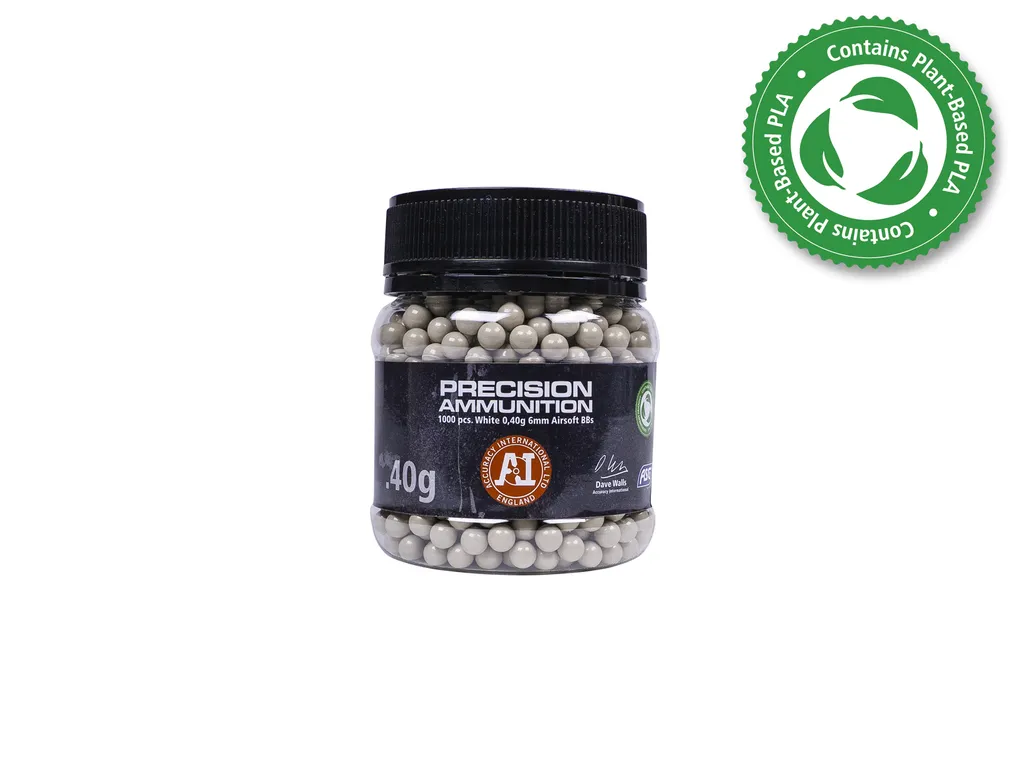 ASG Accuracy Int. PLA BBs, 0.40g, 1000 pcs, bottle - Image 2