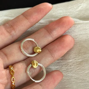 Minimalist Gold Ball Earrings