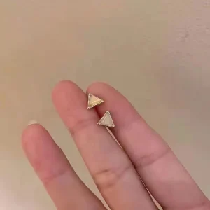 Minimalist Triangle Earrings