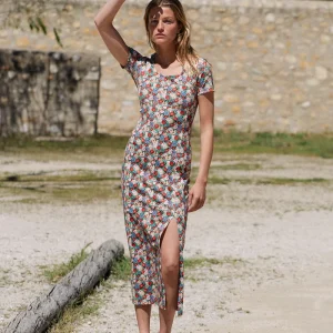 Les Fleurs Breastfeeding Dress