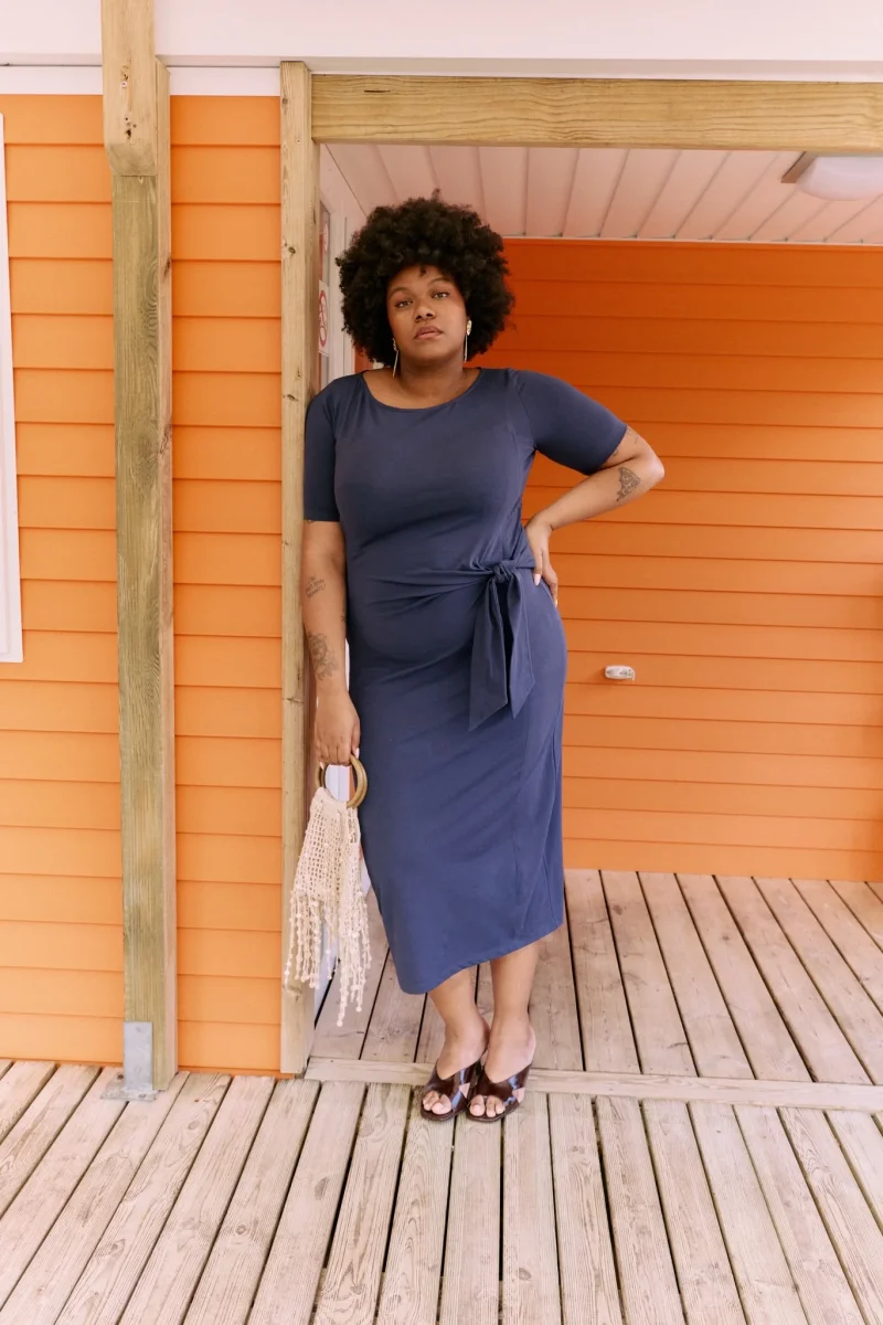 Océan Breastfeeding Dress - Image 6
