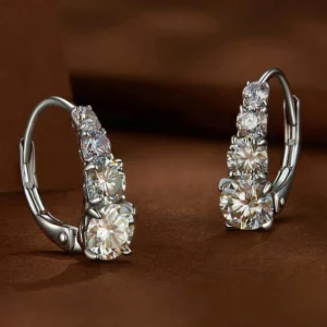 Elara Four Stone Earrings