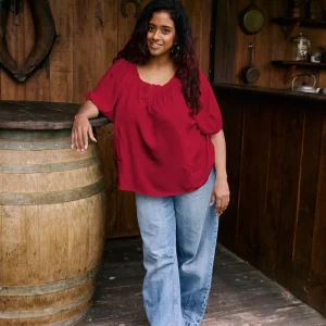 Blouse Allaitante Coeur brûlant - L
