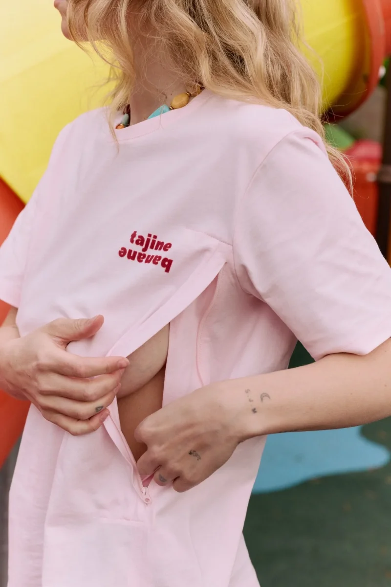 La p'allaite Pink Breastfeeding T-shirt - Image 3