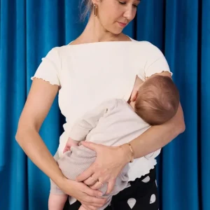 Milk & Cherry Breastfeeding Top
