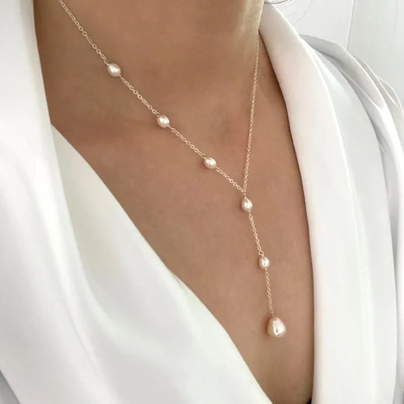Vintage Pendant Pearls
