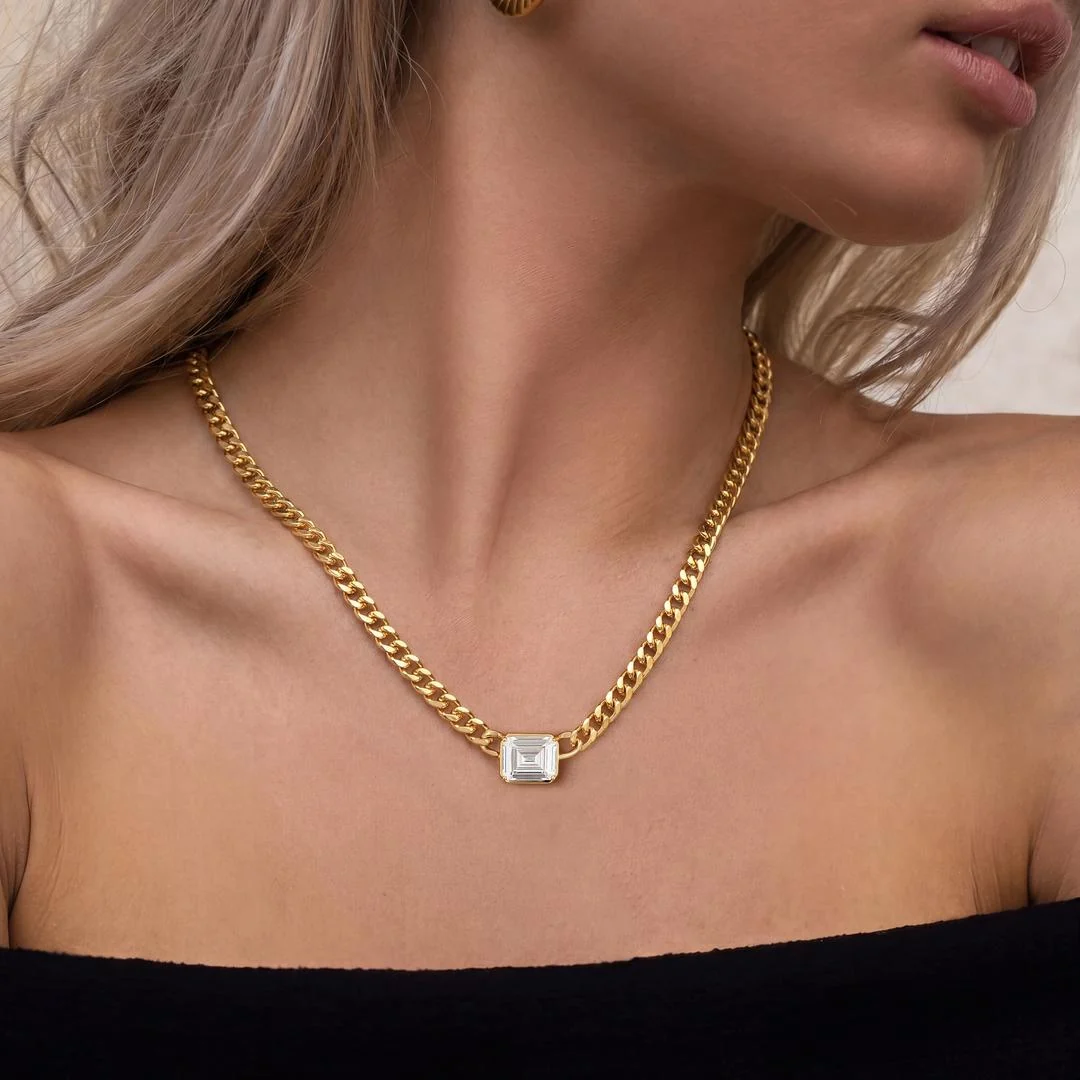 Riviera Cuban Link Anklet Set