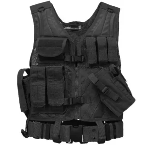 Mil-Tec USMC Tactical Vest Black