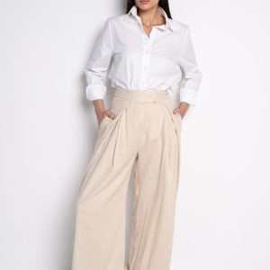 Calça Transpassada Bege – Deise